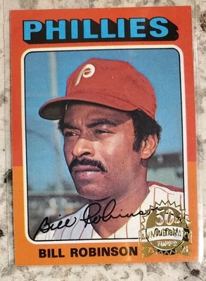 Topps Heritage #137 Bill Robinson 2025 50 aniversario recompras como nuevo Foto 1 de 2