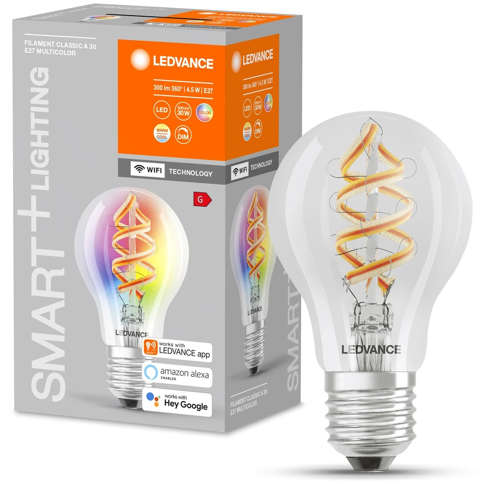 LEDVANCE Smart LED-Lampe Birne Glühbirne Leuchte Wifi E27 Dimmbar RGB | NEU/OVP