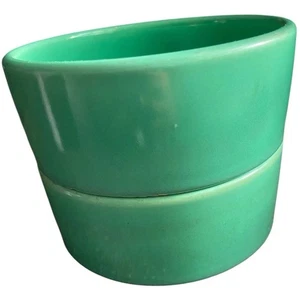 Vintage Fiesta Küche Kraft grün "Kühlschrank" Schüsseln Paar Homer Laughlin - Bild 1 von 24