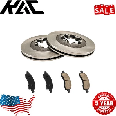 Front Brake Rotors & Ceramic Pads for 2009-2012 Chevrolet Colorado GMC Canyon - Изображение 1 из 4