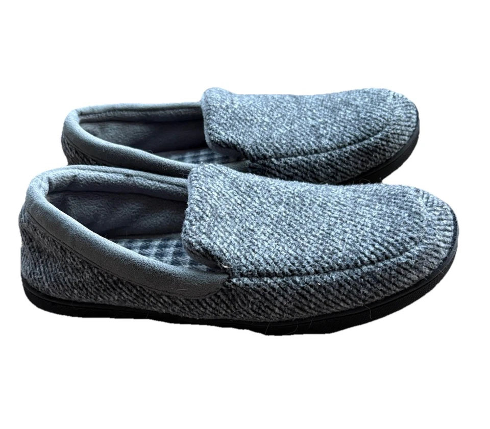 Mocasín Isotoner Negro Jamie Tweed Talla 8-9 Foto 1 de 4