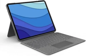 Logitech Touch iPad Pro 12.9 cavalletto tastiera retroilluminato 920-010097 - grigio Oxford - Foto 1 di 4