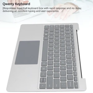 Laptop Touchpad Keyboard OEM Replacement Qwerty Layout Palmrest Touchpad Key NEW - Afbeelding 1 van 12