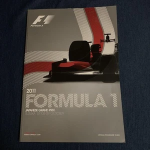 F1 Japanese Grand Prix Suzuka 2011 Official Program Book - Picture 1 of 4
