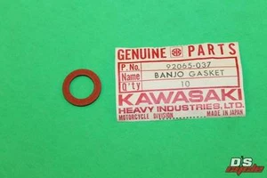 NOS Kawasaki Oil Pipe Banjo Gasket W1 W2TT KZ1000 PART# 92065-037 - Picture 1 of 3