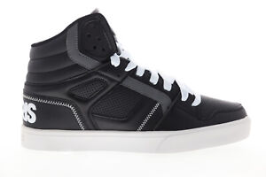 Osiris Clone 1322 149 Mens Black Leather Skate Inspired Sneakers Shoes