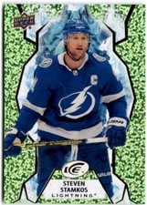 2021-22 Upper Deck Ice Green #75 Steven Stamkos  Tampa Bay Lightning Hockey 