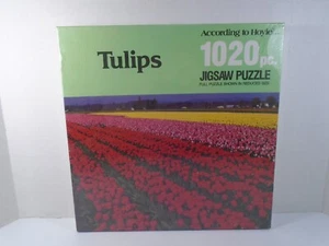 1989 PRODUCTOS HOYLE--TULIPANES--1020 PIEZAS ROMPECABEZAS (NUEVO) - Imagen 1 de 5