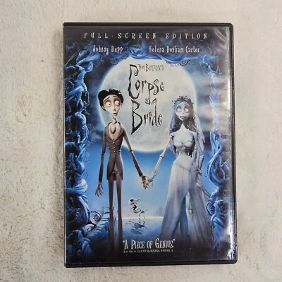 Tim Burtons Corpse Bride (DVD, 2005) Johnny Depp Helena Bonham Carter Full Frame - Image 1 of 4