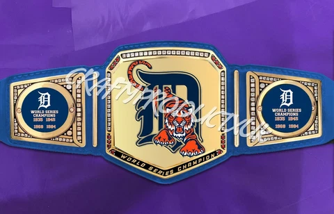 Detroit Tigers World Series Championship Belt Cover