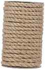 Jute Rope, 50 Feet 8Mm Natural Heavy Duty Twine For Crafts, Cat 8Mm / 50 Feet