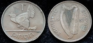 Irland 1937 | 1 Penny | Irish 1d | Pingin | KM.3 - Bild 1 von 6