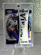 justin jefferson 2023 Certified Football Piece Of The Game Swoosh Patch...