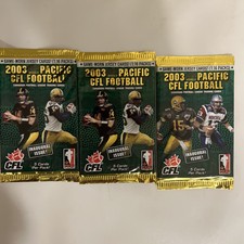 2003 Pacific CFL Football Canadian Football League Trading Cards X3 Packs