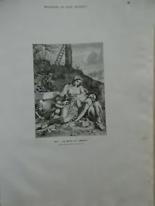 Merveille de l'art religieux : 1873 la mort du christ carrache - Picture 1 of 1