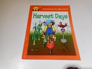 Vintage Harvest Days Seasonal Fun Paperback By Durby Peterson 2000 New Rare VHTF - Picture 1 of 12