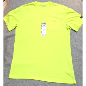 Dickies Cool Dry kurzärmeliges Taschen-T-Shirt gelb Herren groß groß neu mit Etikett - Bild 1 von 9