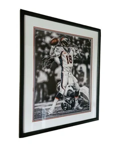 Peyton Manning Signed Autographed Photo Silver AUTO STEINER 2013 MVP Framed - Picture 1 of 4