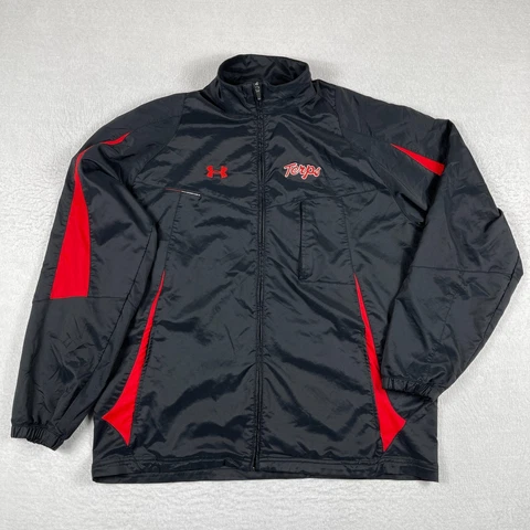 Maryland Terrapins Jacket Mens XL Under Armour Undeniable Terps Windbreaker Zip Cover