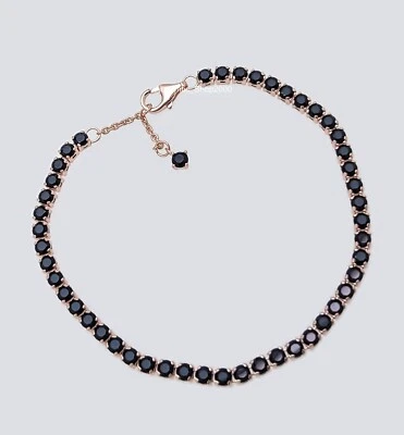 Nuevo Brazalete Tenis 100% Auténtico Pandora Oro Rosa Negro Brillante 581469C02 Foto 1 de 4