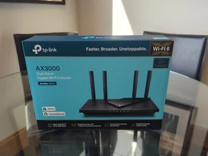 TP-Link AX3000 WiFi 6 Router – 802.11ax Wireless Router, Gigabit (Archer AX55) - Photo 1/2