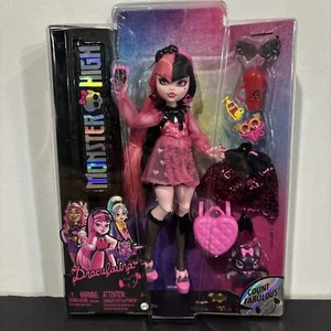 2022 NEW MONSTER HIGH Doll DRACULAURA and COUNT FABULOUS New in Box - Picture 1 of 12