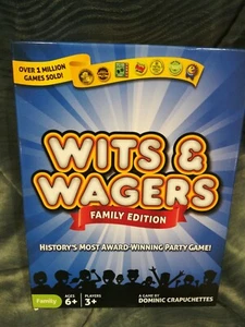 North Star Games Wits & Wagers Family Edition - Kid Friendly Party Game Complete - Picture 1 of 2