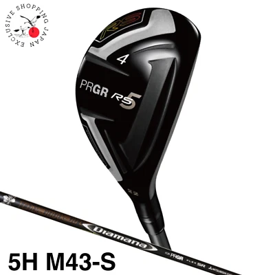 PRGR Golf RS 5 Utility Hybrid 5H 25° S Flex M43 Diamana TM Graphite Shaft Men - Image 1 of 4