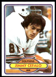 1980 Topps #158 Jimmy Cefalo RC Miami Dolphins - Picture 1 of 2