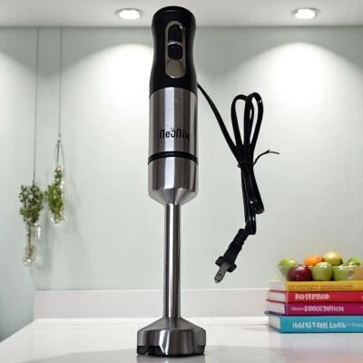 Neonix Immersion Blender 800W 4 Stainless Steel Blades Easy Clean Sealed Box New - Image 1 of 4