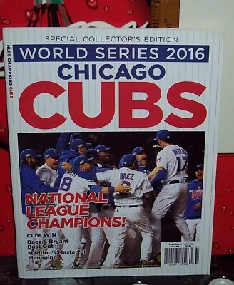 CHICAGO CUBS 2016 MLB  WORLD SERIES  CHAMPIONS MAGAZINE  - Image 1 of 2