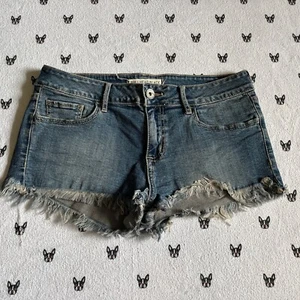 Women’s Bullhead Black Size 7 PACSUN Sparkle Frey Hem Shorts - Picture 1 of 12