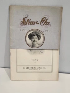 1907 Shur-On Brillen Katalog illustriert gestanzter Einband E. Kursten & Söhne - Bild 1 von 9