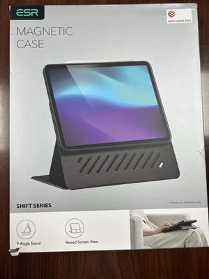 ESR Magnetic Case Shift Series iPad Air 13 (M2, 2024) 9-Angle Stand Raised BROWN - image 1 of 4