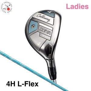 Callaway Ladies REVA RISE Utility Hybrid 4H 22° Womens ELDIO 40 Graphite L-Flex - Picture 1 of 9