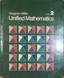 Houghton Mifflin Unified Mathematics Book 2, 1985 - Picture 1 of 1