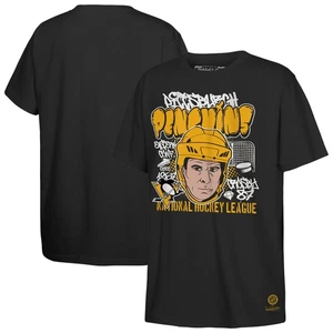 Jugend Mitchell & Ness Sidney Crosby schwarz Pittsburgh Pinguine Karikatur T-Shirt - Bild 1 von 3