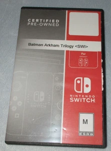 Nintendo Switch Game Batman: Arkham Trilogy Preowned Tested Works - Picture 1 of 3
