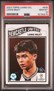 PSA 10 Lewis Miley 2023 Topps Living Set #636 Newcastle Rookie Card - Picture 1 of 1