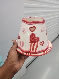 Yankee Candle San Valentino Set Paralume Cuore e Piatto Decorazione Casa  - Foto 1 di 9