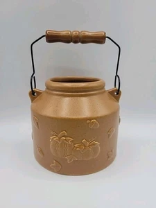 Vaso/frasco Tender Heart Treasures de colección diseño calabaza otoño gres mango de madera - Imagen 1 de 16