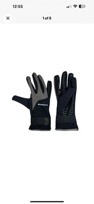 NRS HYDROSKIN TITANIUM Negro/Gris NEOPRENO TRAJE GUANTES Buceo Surf Para hombres L Foto 1 de 4