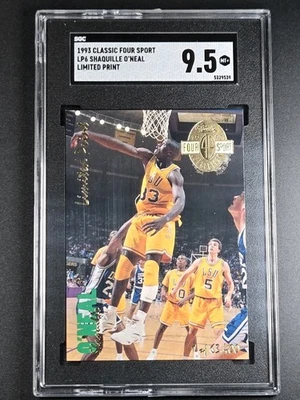 Shaquille O'Neal SGC 9.5 MINT+ 1993 Classic Four Sport Collection Limited Print - Image 1 of 2