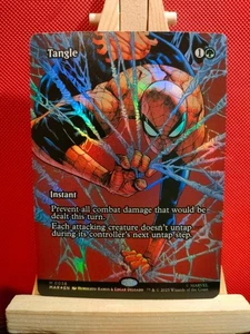 Tangle FOIL (Borderless) - Marvel's Spider-Man - Mythic - NM - MTG - Picture 1 of 2