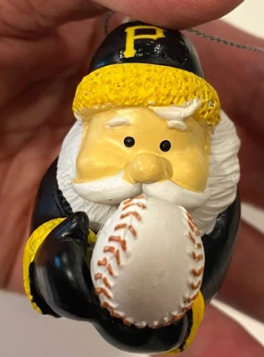 Pittsburgh Pirates Baseball Ornament new MLB Licensed Santa - Image 1 of 4