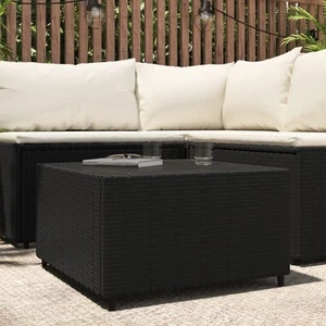 Garten Couchtisch Quadratisch 50x50x30cm Poly Rattan mehrere Auswahl vidaXL - Bild 1 von 7