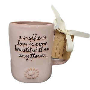 Rae Dunn-Mother's Day -"A Mother's Love is More Beautiful Than Any Flower" Mug - Picture 1 of 3
