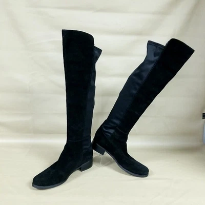 Botas impermeables hasta la rodilla de cuero negro Blondo Velma B5302-015 para mujer talla 10M Foto 1 de 4