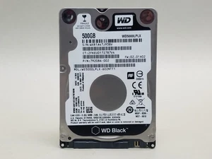 Menge 2 Western Digital WD schwarz WD5000LPLX 500 GB 2,5 in SATA III Festplatte - Bild 1 von 3