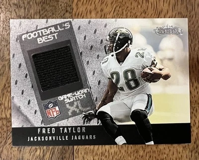 2002 Fleer Showcase - Football's Best Fred Taylor Swatch (MEM) - Image 1 of 2
